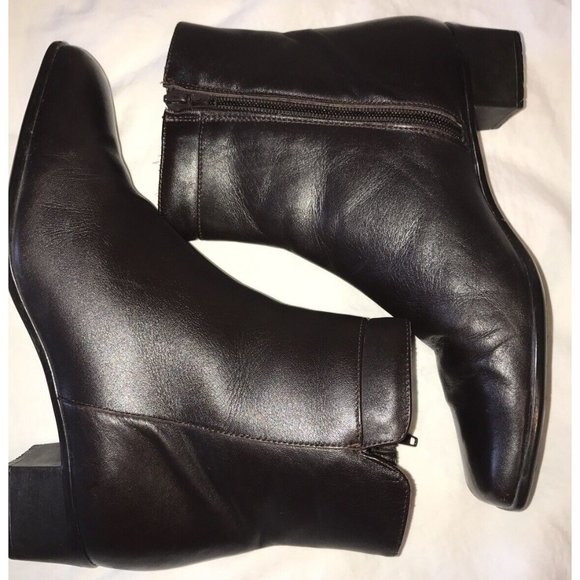 Sesto Meucci Samoa Bootie Espresso Nappa Leather 6M MSRP $240 EUC - Picture 5 of 11